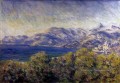 Vue de Vintimille Claude Monet